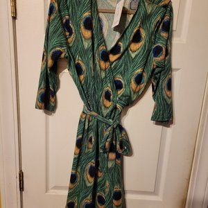 Women's LuLaRoe Peacock Dress